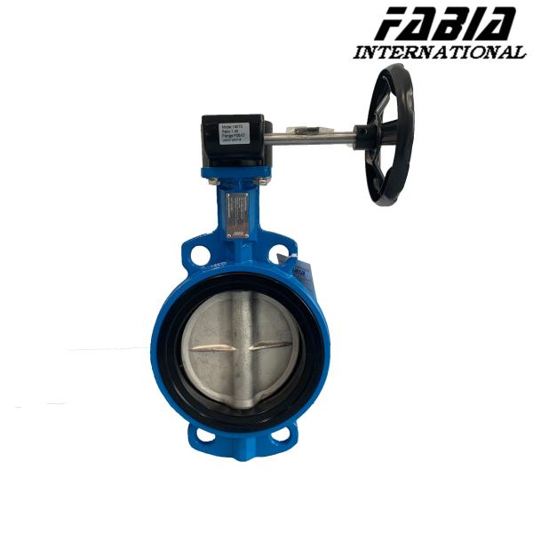DN150 válvula de borboleta industrial com anel de vedação EPDM e placa de aço inoxidável