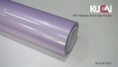 TPU Metallic Paint Star Purple PPF Film For Car , Paint Protection Film PPF
