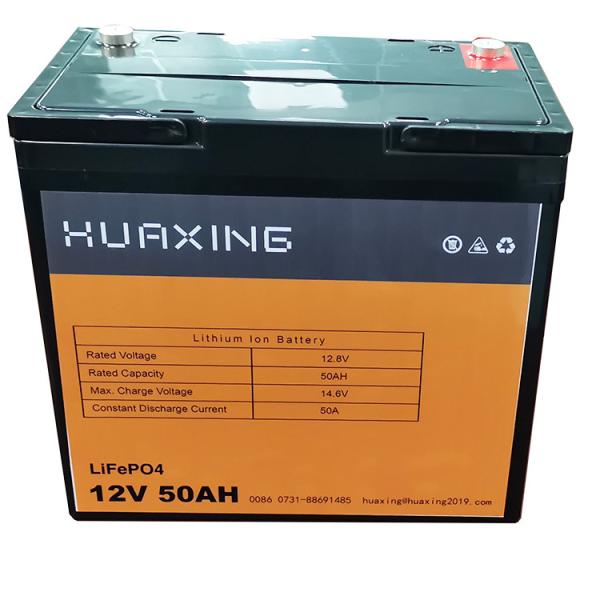 Bateria Lifepo4 recarregável da bateria 12v 50ah do CV BMS Deep Cycle Lithium do centímetro cúbico