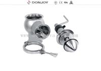 Conexão da flange que inverte a válvula EPDM 316L Mini Pneumatic Divert de aço inoxidável de Seat