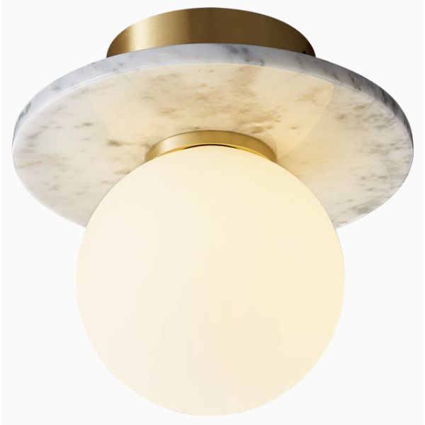 Natural marble Nordic villa corridor ceiling lamp designer homestay art creative personality corridor lamp