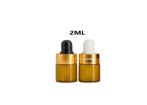 Luxury 10ml Dropper Bottle , Empty Dark Dropper Bottles With Custom Logo