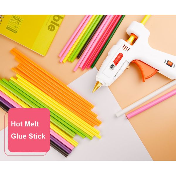 Hot Melt Glue Sticks 7mm 11mm for kids Children hobbies DIY material tools White Yellow Transparent Assorted Colors