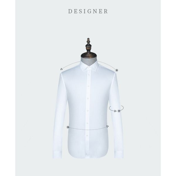 Мужская голубая полоса длинный рукав не гладить формальное платье из бамбуковых волокон рубашка для мужчин