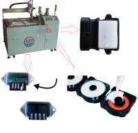 Máquina de colocação de poliuretano de controlo automático para condensador e filtro de sensores