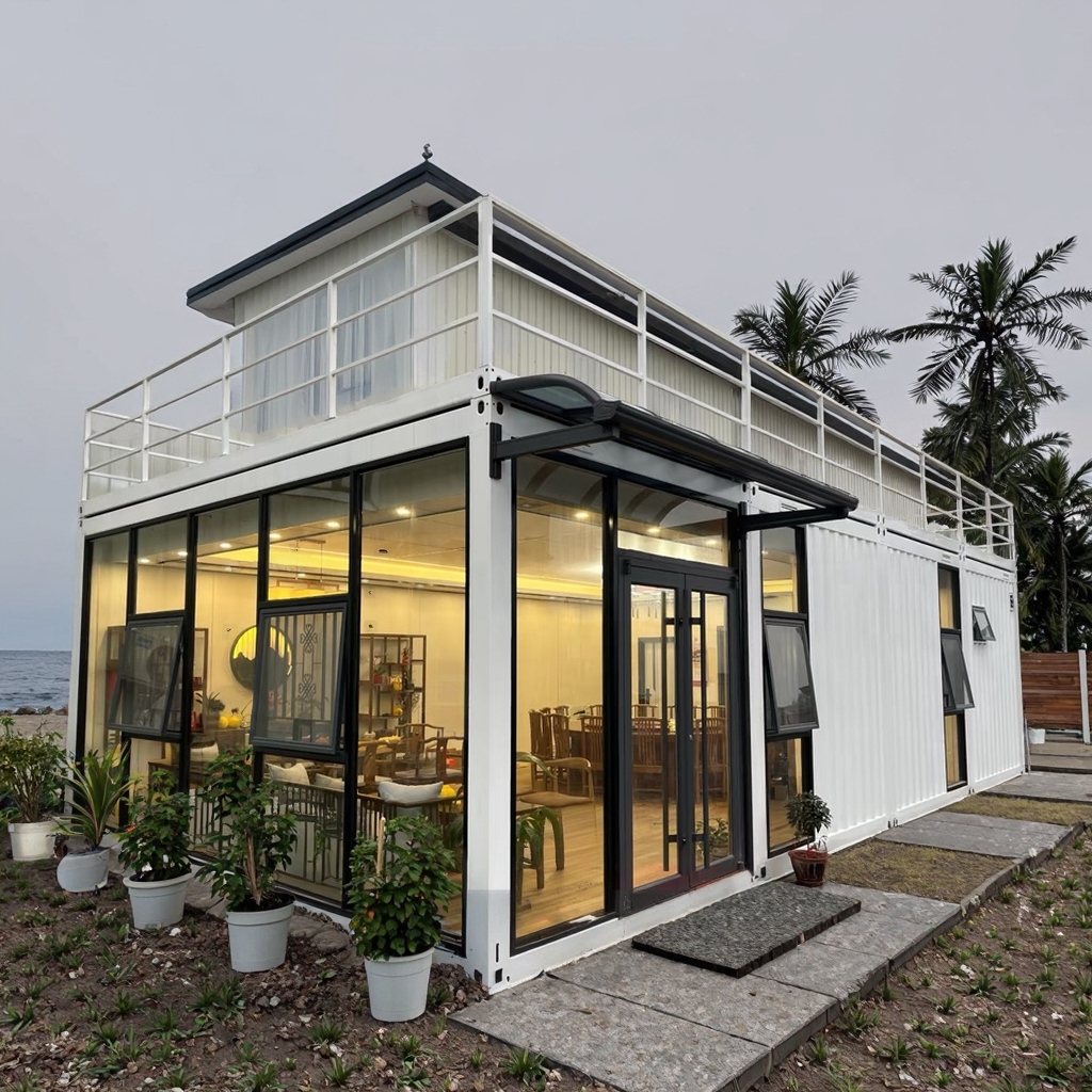 Steel Modified Shipping Container House for Hotel Applications