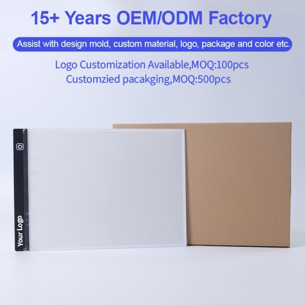 33523535mm LED Artist Lighted Drawing Board Certified Acrylic Panel LED Tracing Light Box Type C Power Drawing Sketching