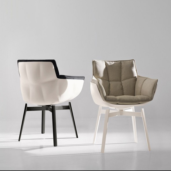 Modern latest fiberglass Leisure Bar Husk Dining Chair office Arm Chair