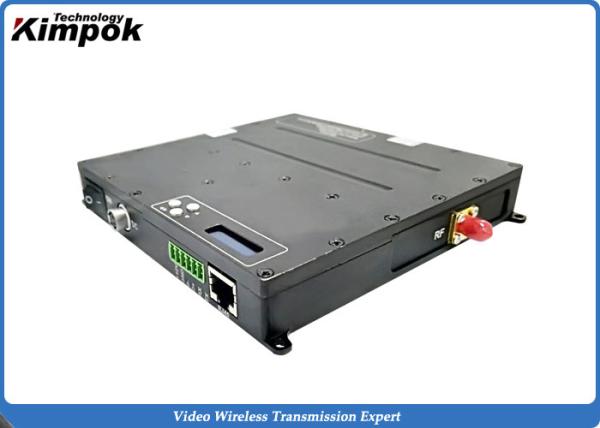1080P RJ45 Network Video Transmitter , Wireless Audio Video Sender 4MHz 8MHz
