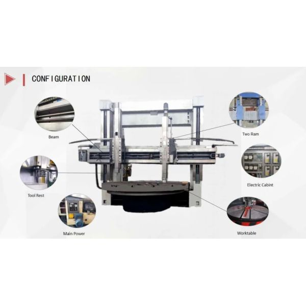 Двойные колонны с CNC Вертикальная башня Массовая нагрузка Массовая нагрузка