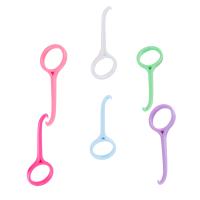 Kit d'élimination des aligneurs ProFlex (Cyan/Blanc/Bleu/Rose/Jaune) Crochet orthodontique ergonomique pour aligneurs clairs