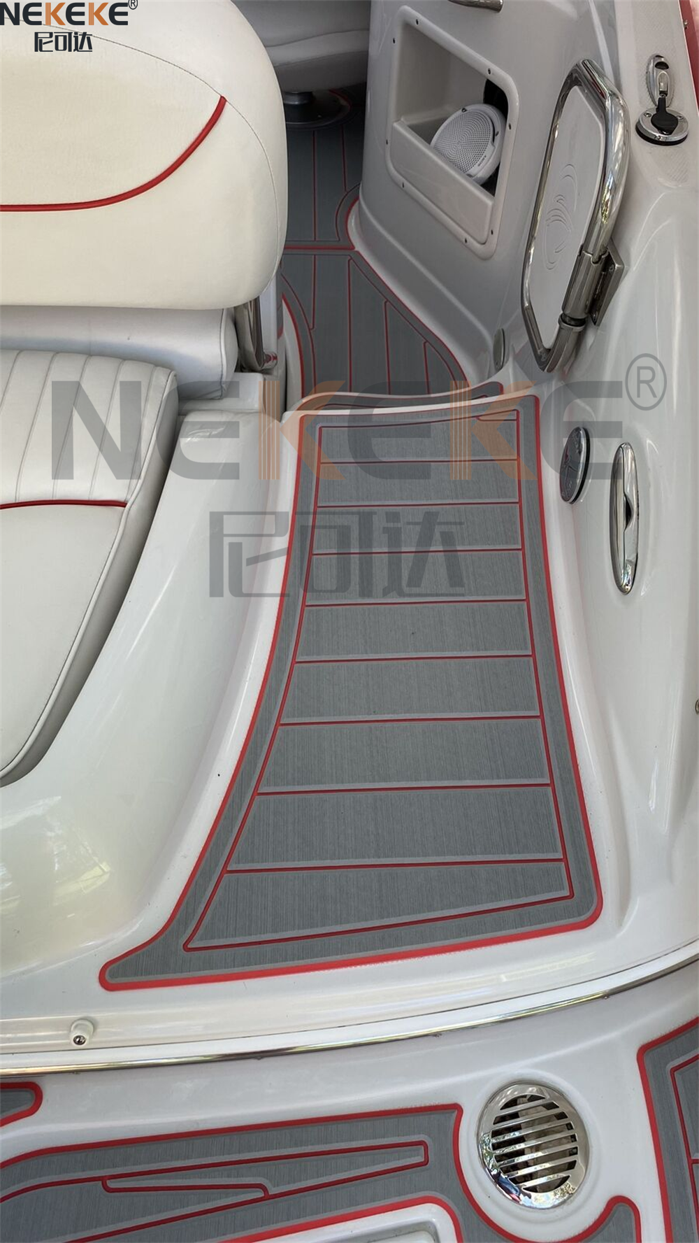 Crownline 220EX 2007 Swim Platform Cockpit EVA Faux Teak Deck Mat Marine Flooring Pad