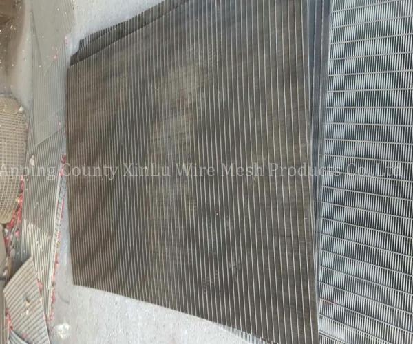 Wedge Wire Wrapped Flat Panel Johnson Screen Mesh for Filtration in Petrochemical Industry