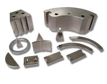 Commercial Custom Shaped Magnets / Bonded Ndfeb Magnet ±0.03mm Mechanical Tolerance