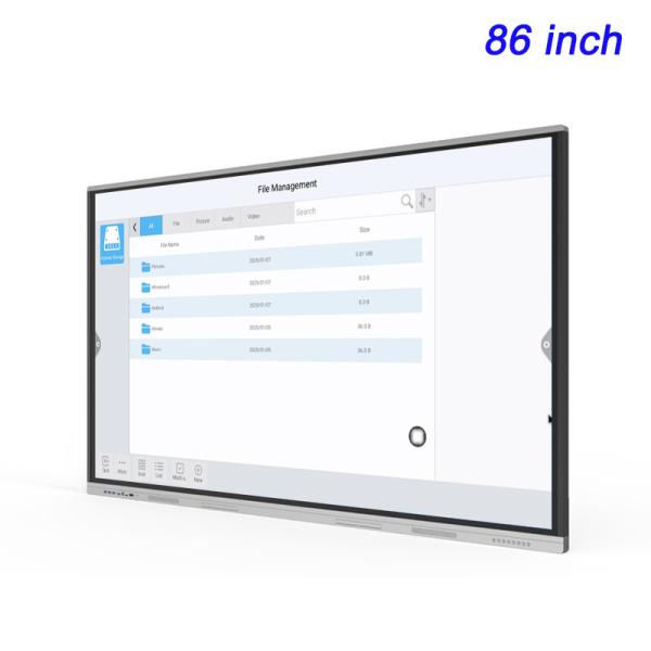 86 Smart Electronic Board UHD All In One Interactive Whiteboard For LT Meeting Room