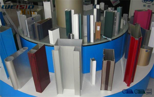 Extruded Aluminum Profile In Pearl Glossy Paint For Doors And Curtain ISO9001