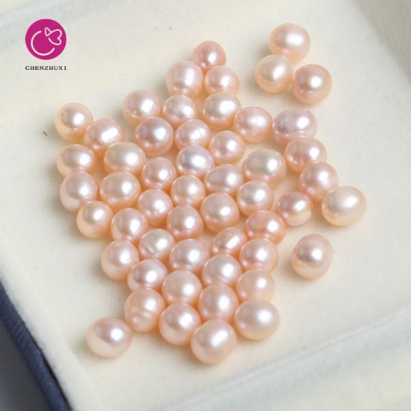 Wholesale Loose Round Grade Natural Pearl Chinese Cultured No Hole Freshwater Pearls