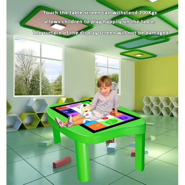 Android Operating System 32inch Touch Screen Table for Kids Interactive Games in Black