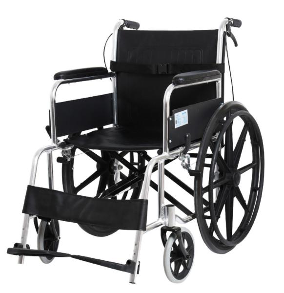 Chaise roulante manuelle pliable et portable conçue pour les personnes âgées et handicapées
