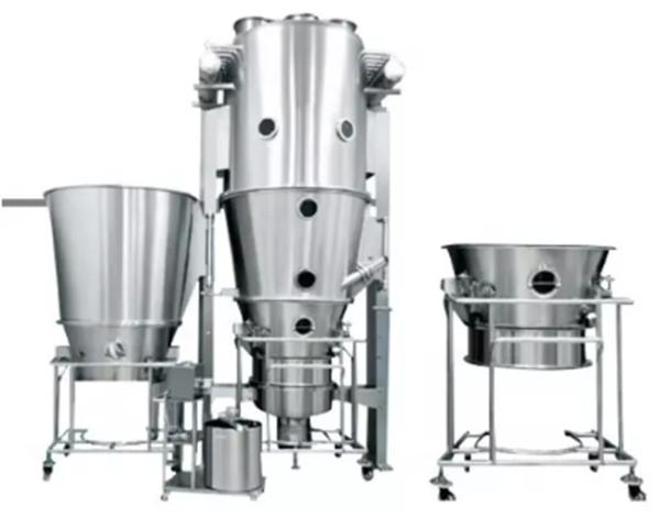 ISO Medicine Fluid Bed Coater Granulator Machine Granules And Pellet Coating Machine