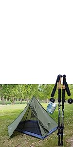 Outdoor ornaments Army Camping Tent, Easy Setup Outdoor Tents Water Resistant Lightweight Portable Backpacking