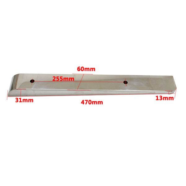 Fabrica mayorista de color brillante de acero inoxidable base de silla de barbero para salón de belleza silla 470 × 60mm