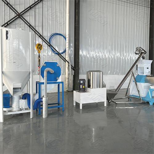 Stainless steel fully automatic large fish feed pellet production line