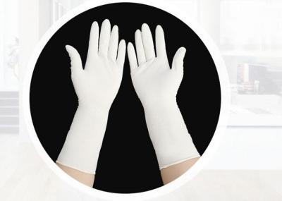 Food Grade Disposable Nitrile Glove Medical Exam 300MM White Nitrile Glove