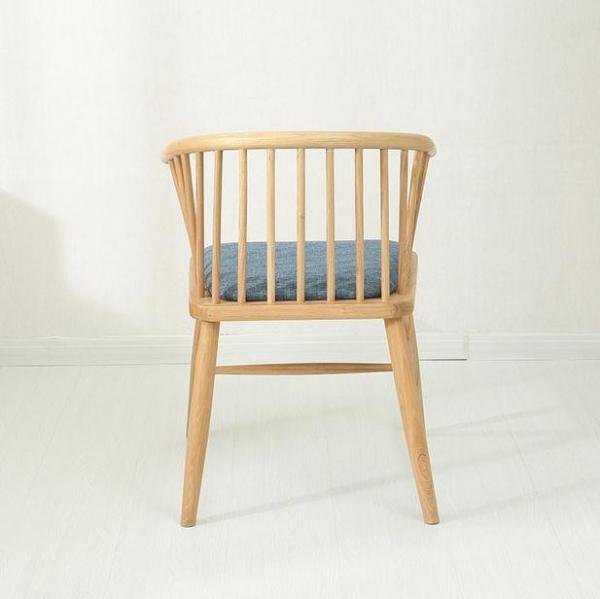 Full solid wood dining chair arm-chair study chair back leisure chair dressing chair princess chair