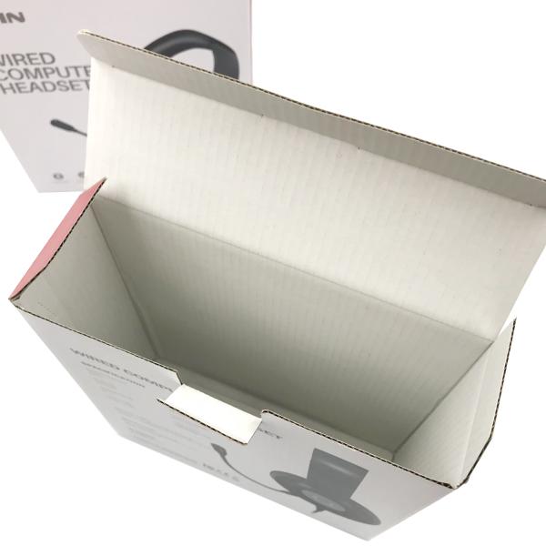 ODM E Flute Corrugated Carton Paper Box For Shoes Wine Food Cosmetics Electronic Mailing