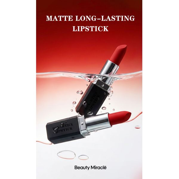 Private Label 24H Long Lasting Water Proof Lipstick Non Stick Cup Custom Matte Lipstick Wholesale OEM ODM