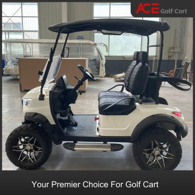 14inch Steel Frame Electric Golf Cart With 5kw AC Motor 80km Range 8h Charging Time