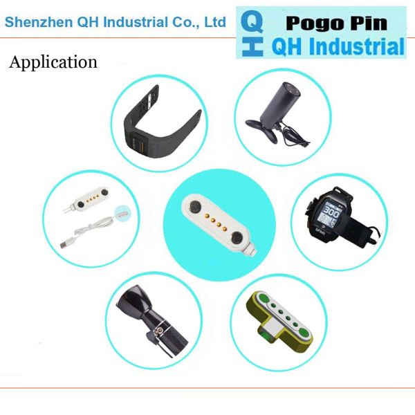 Hot Sale 1A 2A 3A Gold Plated OEM ODM Spring Loaded Pogo Pin Connector For Battery LED Watch Contact Pin Connector