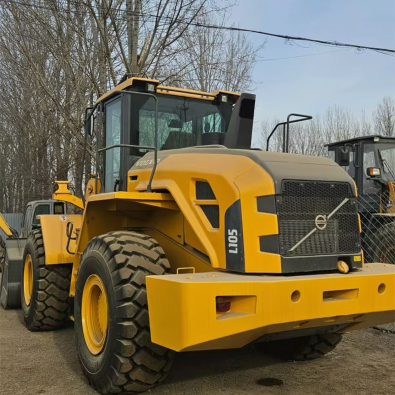 Использованный Volvo L105 колесный погрузчик гидравлические погрузчики для строительных работ