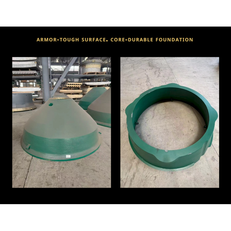 Steel Cone Crusher Mantle Mn13Cr2 Manganese Bowl Liner Replacement Parts