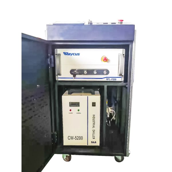 100w /200w Fiber Laser Cleaning Machines , Laser Rust Removal Machine