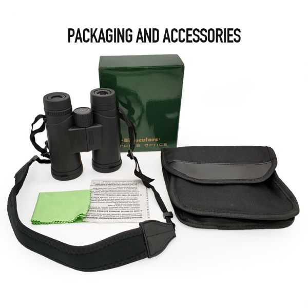 juventud de alta potencia de los prismáticos de la prisma de tejado 10x42 que caza los prismáticos para de 6 años