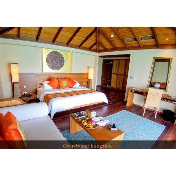 Бунгало Overwater курорта системы светлого датчика стальное обрамляя в аренду