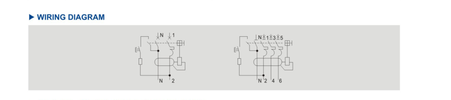 Остаточный настоящий автомат защити цепи с типом рельса РКБО Дин предохранения от 40А 30мА перегрузок по току магнитным 1П + н, АК 3П+Н