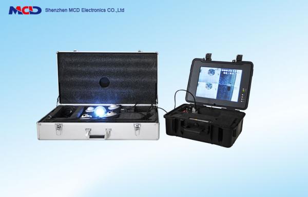 15 inch Under Vehicle Inspection Camera DVR Video Four pictures CCD SONY Camera