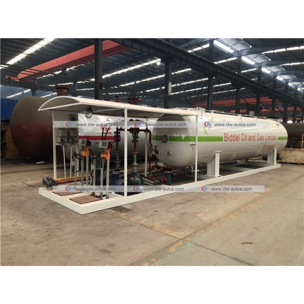 10tons LPG Skid Station Propane Cooking Gas Cylinder Refilling Skid Plant