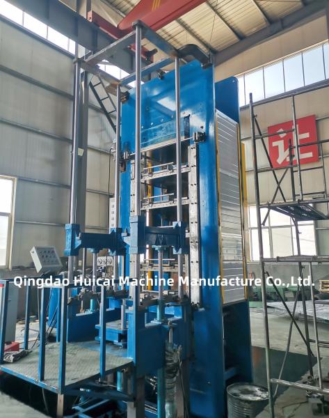Máquina de prensagem hidráulica de borracha para almofada de suporte de ponte, fabricando uma camada de trabalho 380V/220V