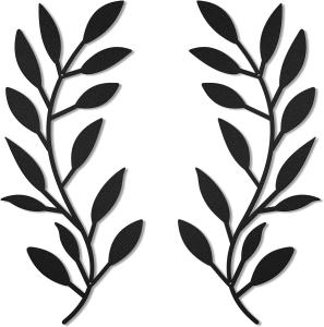 Indoor Metal Tree Leaves Wall Decor Vine Metal Olive Branch Wall Art Outdoor