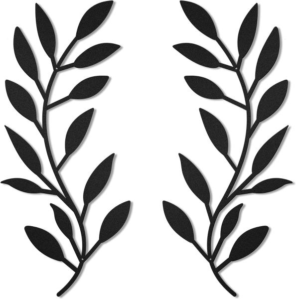 Indoor Metal Tree Leaves Wall Decor Vine Metal Olive Branch Wall Art Outdoor