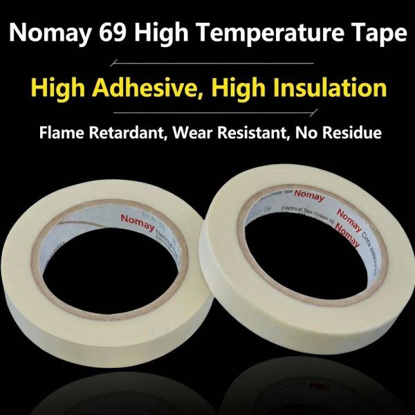 260℃ High Temperature Resistant Silicone Glass Cloth Tape with H-Class Electrical Insulation and Flame Retardant Properties