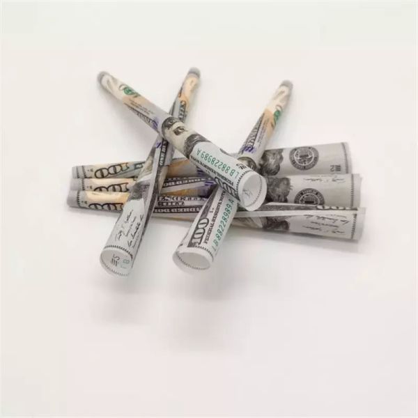 Красочная изготовленная на заказ бумага завальцовки куря весь доллар размера/королевского размера Пре свернутый