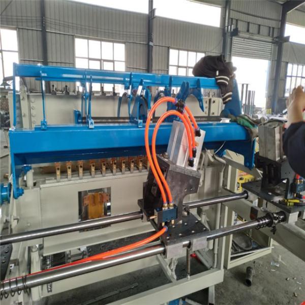 Black Galvanized Iron Wire Automatic Welded Mesh Machine With Plc Touch Screen
