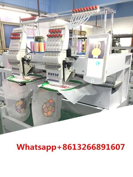 Wonyo Industrial 2 Head Embroidery Machine