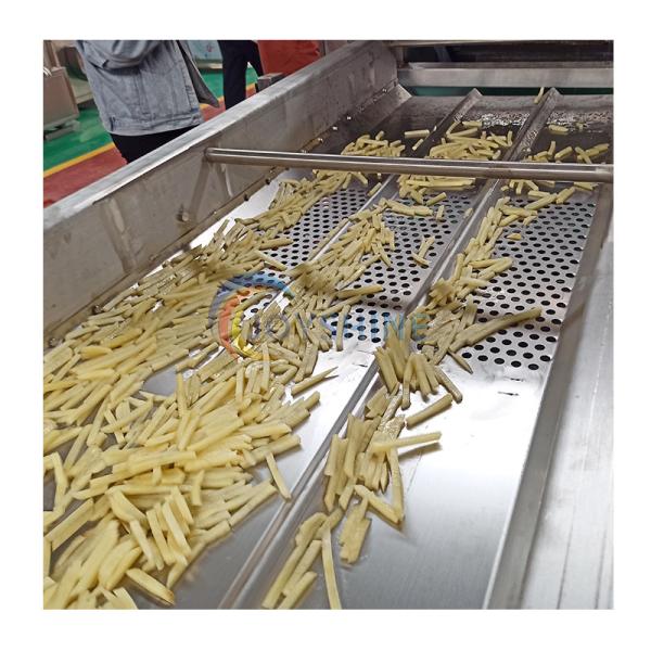 Máquina para fazer batatas fritas para produção totalmente automática de batatas fritas congeladas