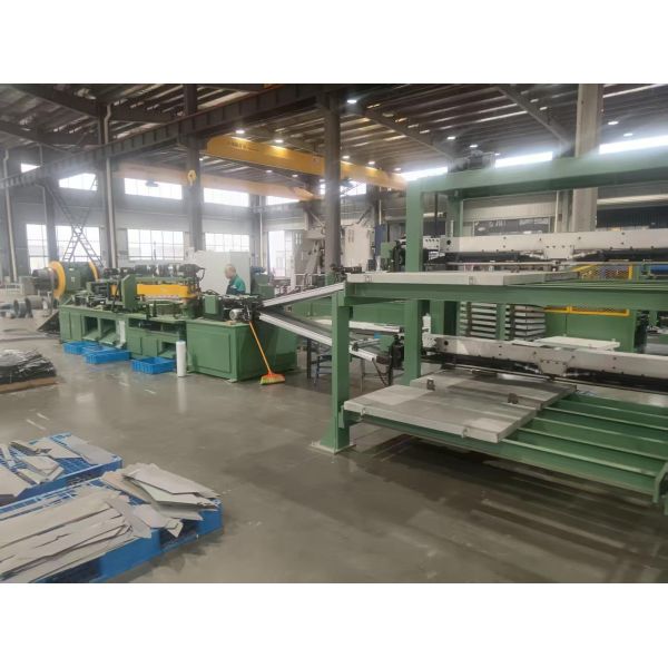 JY-400 Double Shear Three Punch Cut-to-Length Line (Reverse Stacking Type)